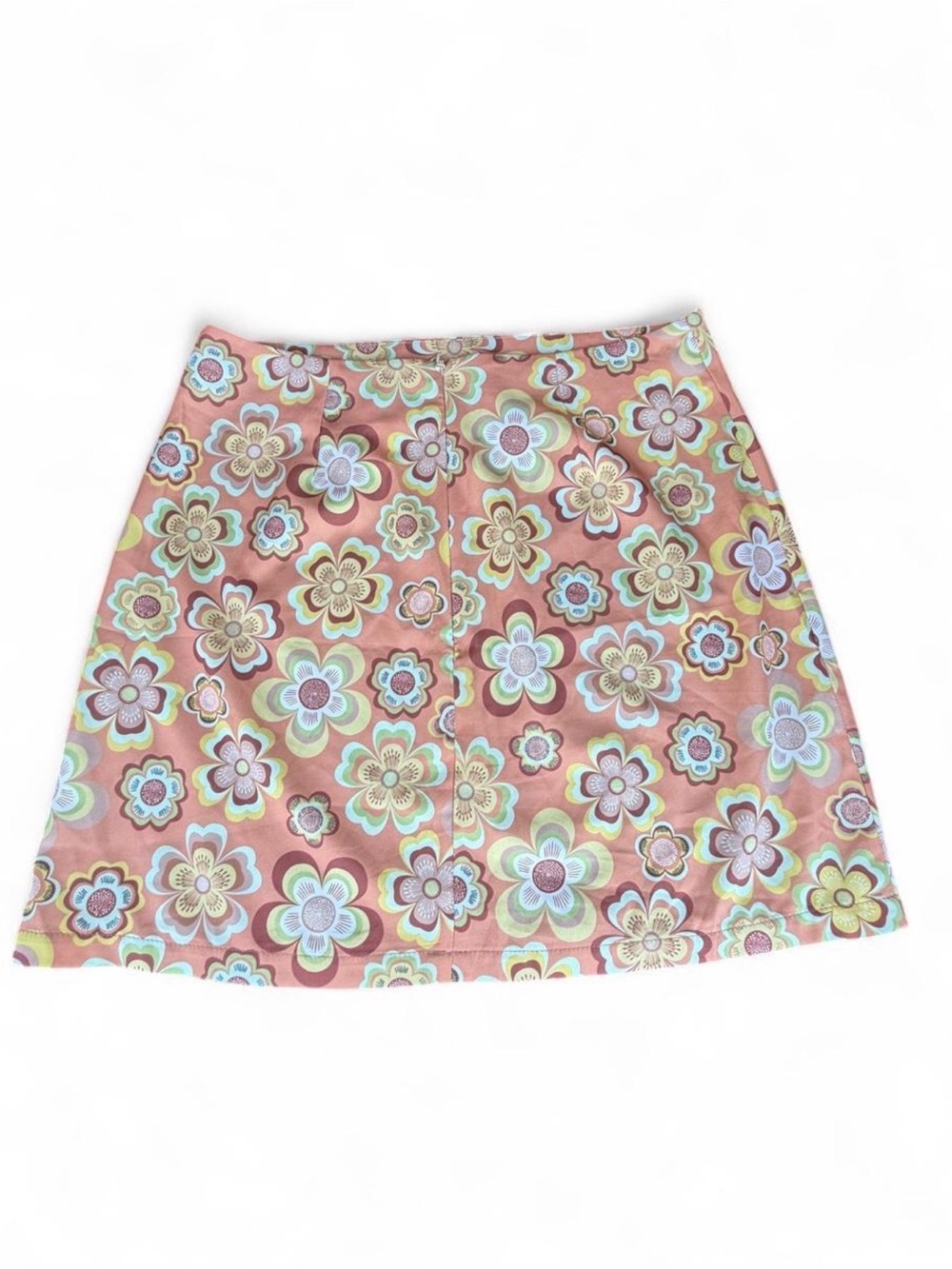 & Other Stories Pink Floral Print Mini Skirt - Picture 2 of 3